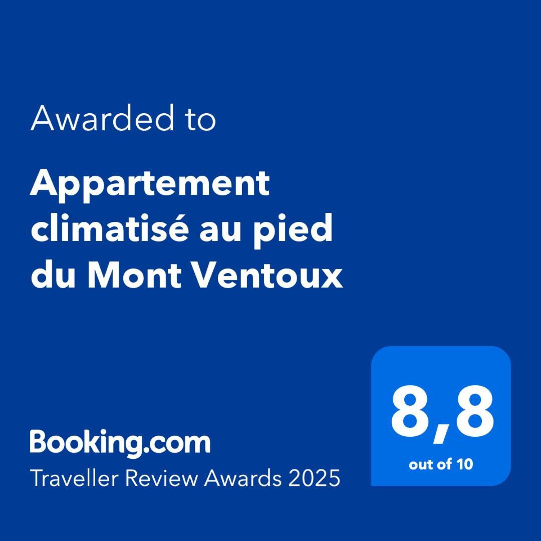 Appartement Climatise Au Pied Du Mont Ventoux Malemort-du-Comtat Exterior foto